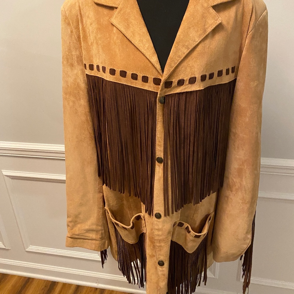 Leather Fringe Jacket